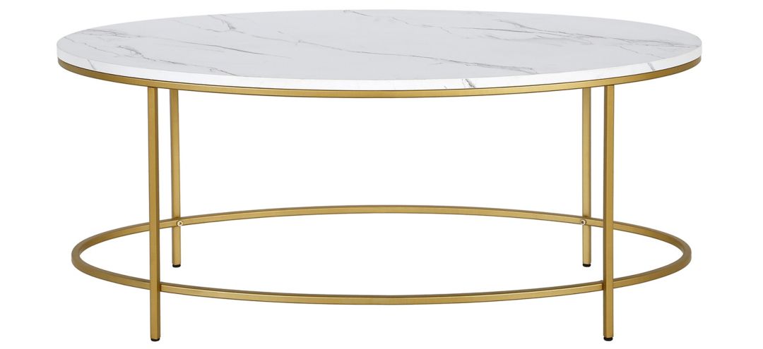 Lucy Faux Marble Coffee Table