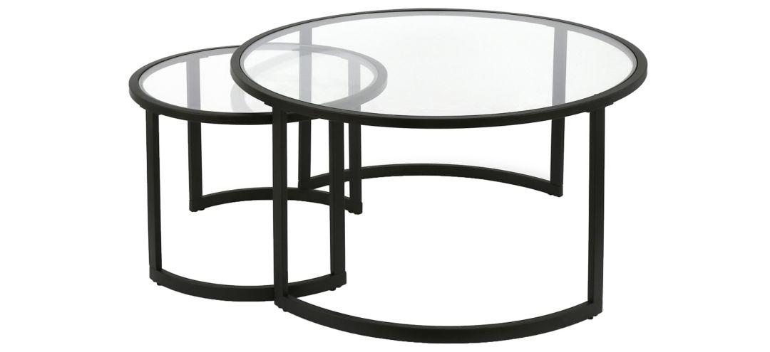 Mitera Round Nesting Coffee Table Set