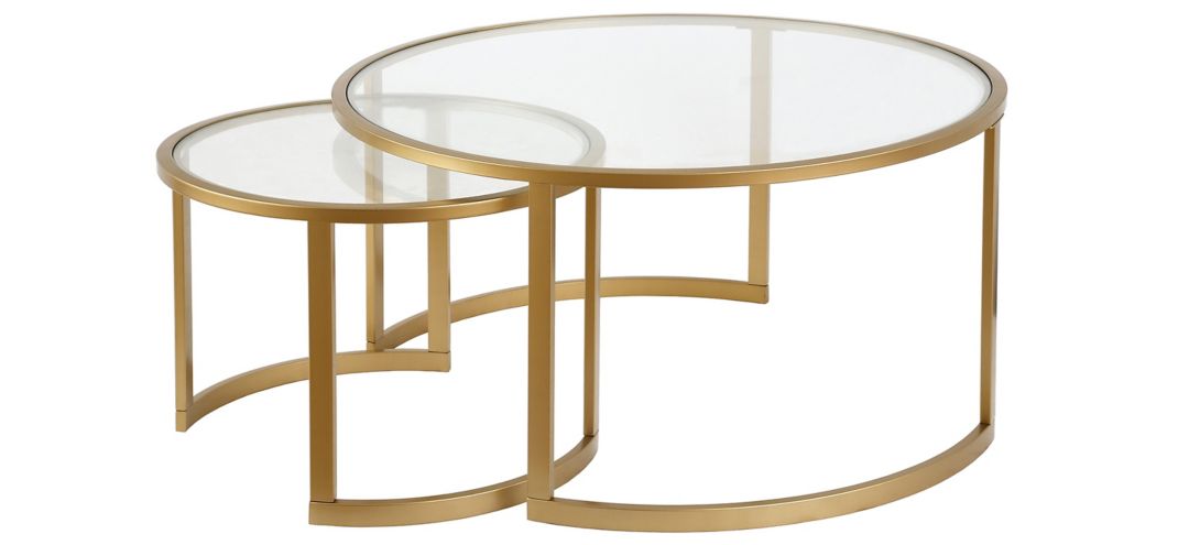 Mitera Round Nesting Coffee Table Set