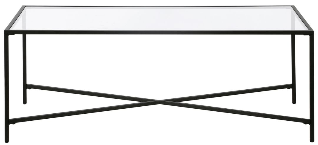 Edena Rectangular Coffee Table with Glass Top