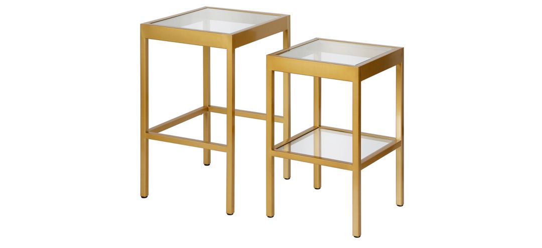 Alexis Rectangular Nested Side Table Set