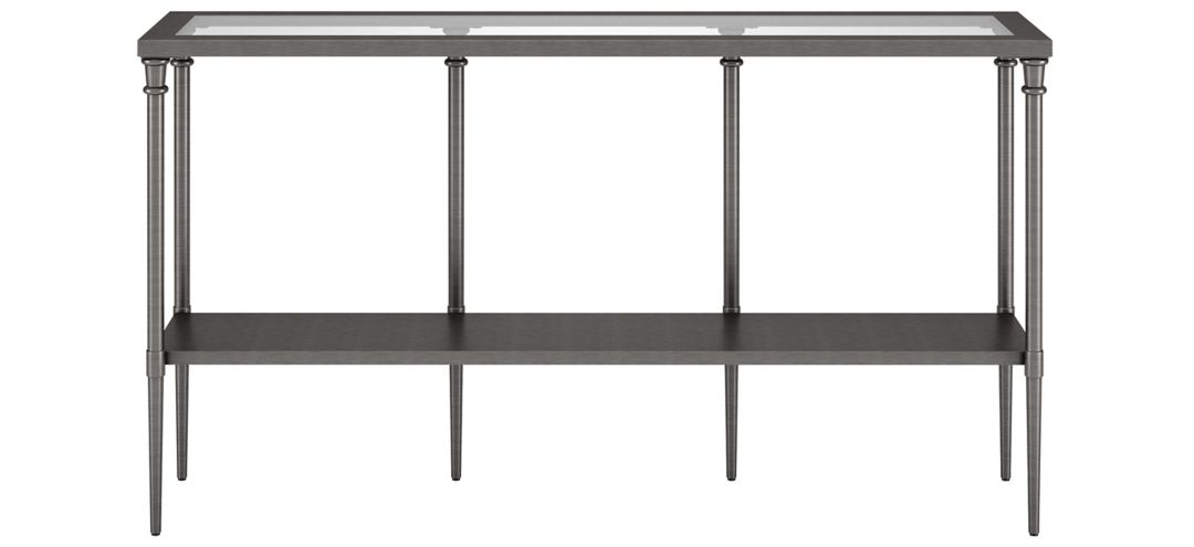 Tina 55 Console Table with Solid Metal Shelf