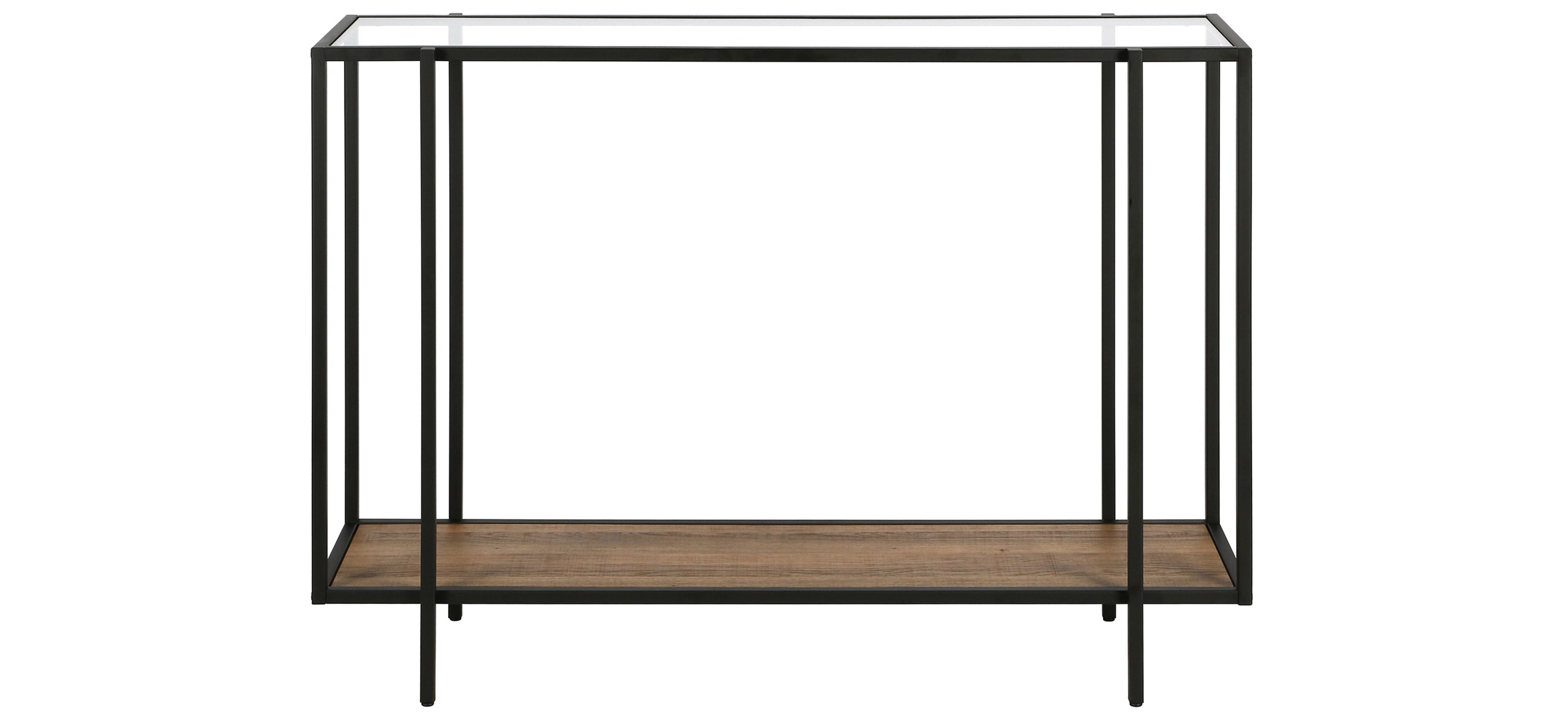 Karina Rectangular Sofa Table with Shelf