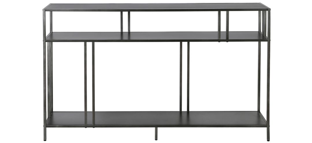 337216220 Moorhen Rectangular Sofa Table with Metal Shelves sku 337216220