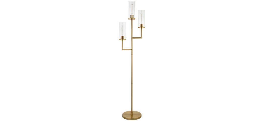 Amir Round Base Torchiere Floor Lamp