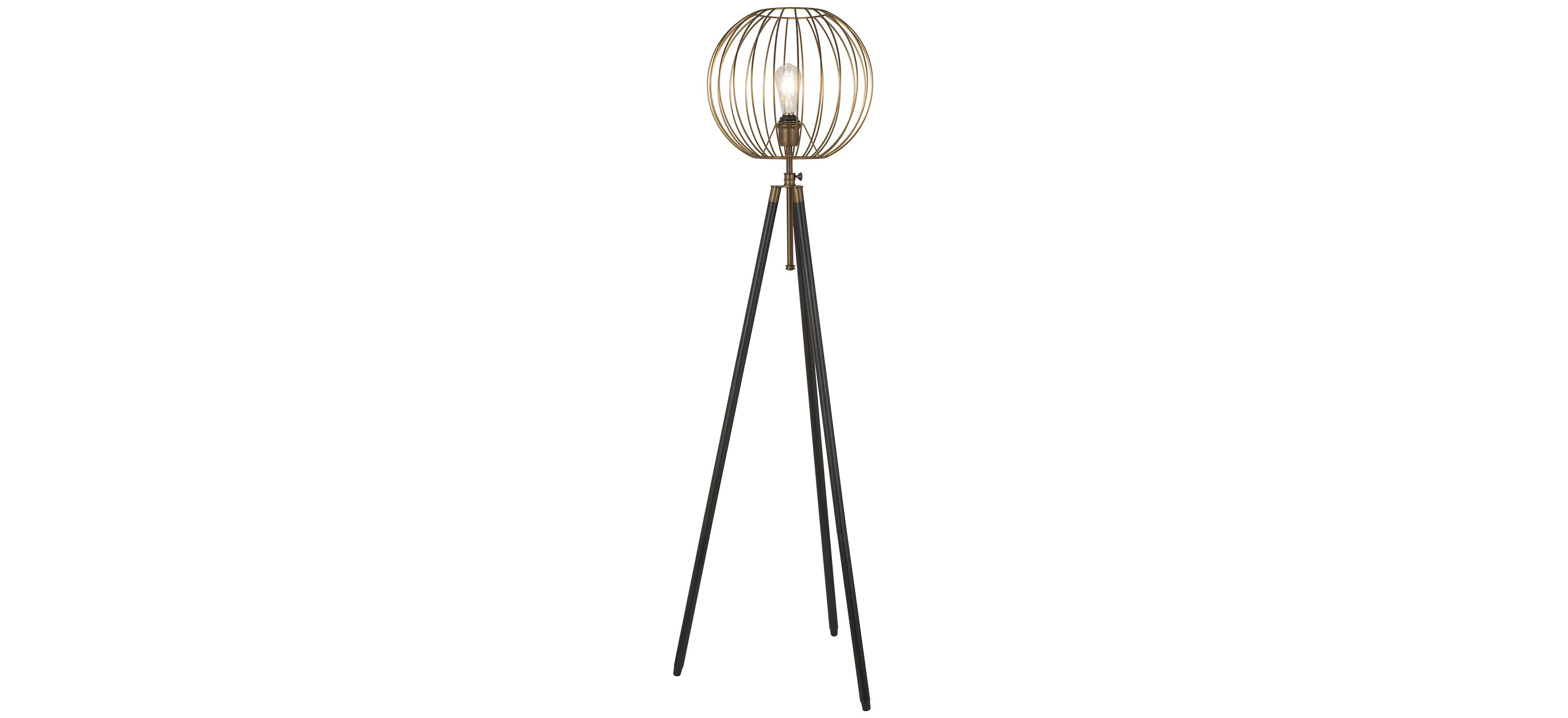 Felipe Cage Tripod Floor Lamp