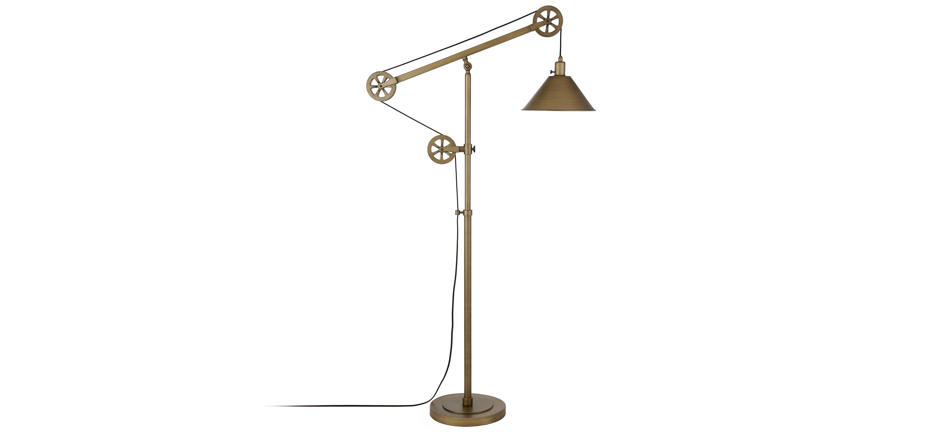 Costas Floor Lamp with Pulley System