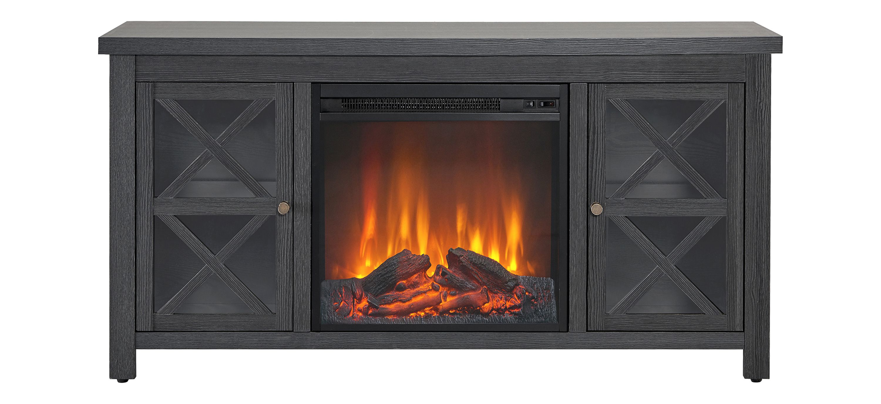 367213810 Eve TV Stand with Log Fireplace sku 367213810