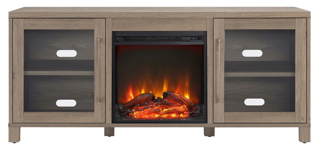 367214160 Ursula TV Stand with Log Fireplace sku 367214160