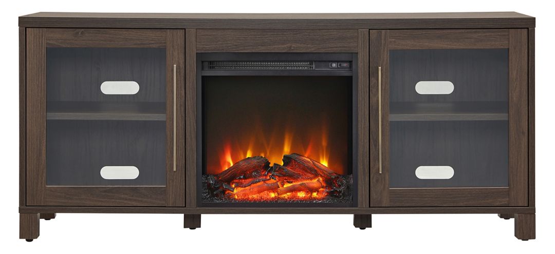 367214180 Ursula TV Stand with Log Fireplace sku 367214180