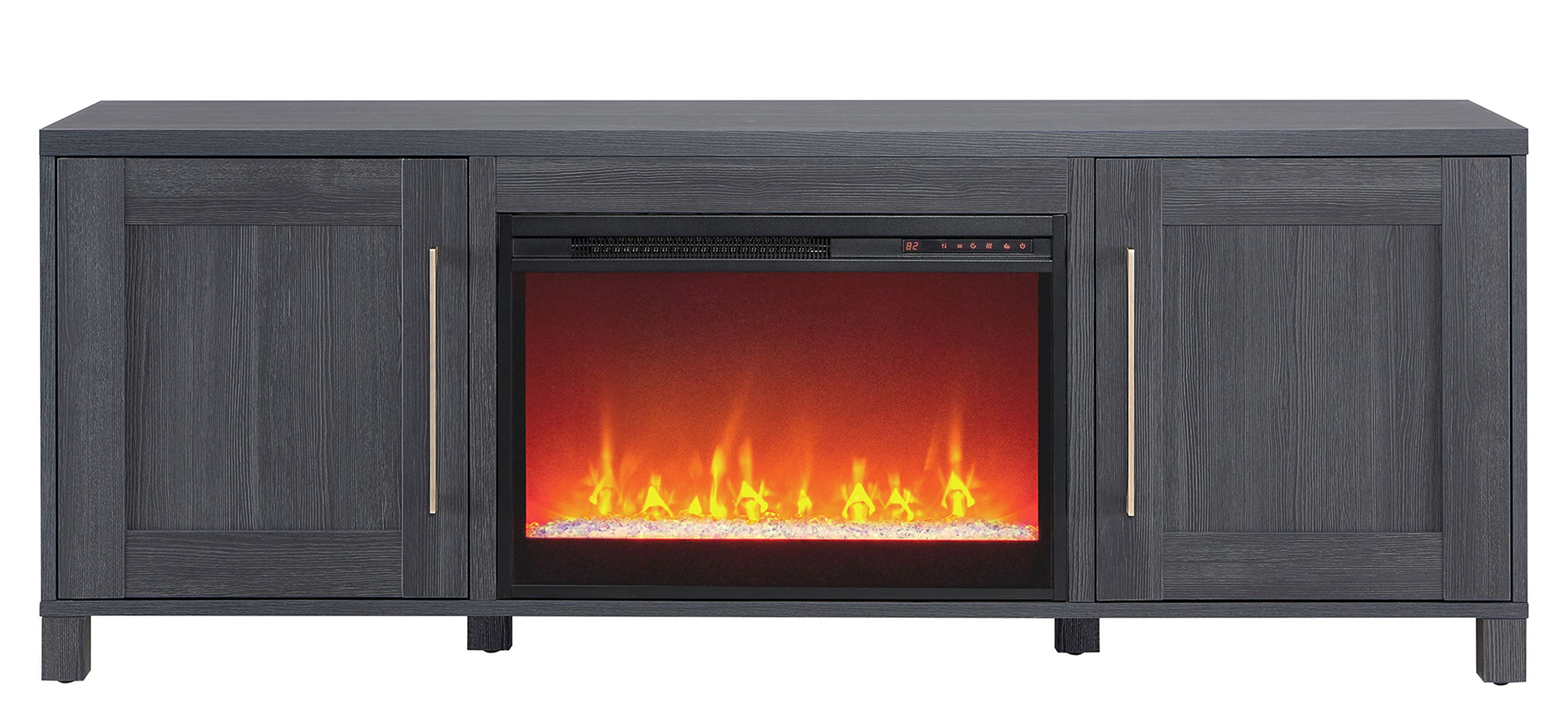Miller TV Stand with Crystal Fireplace