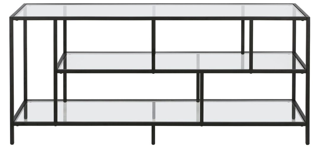 Zinnia TV Stand with Glass Shelves