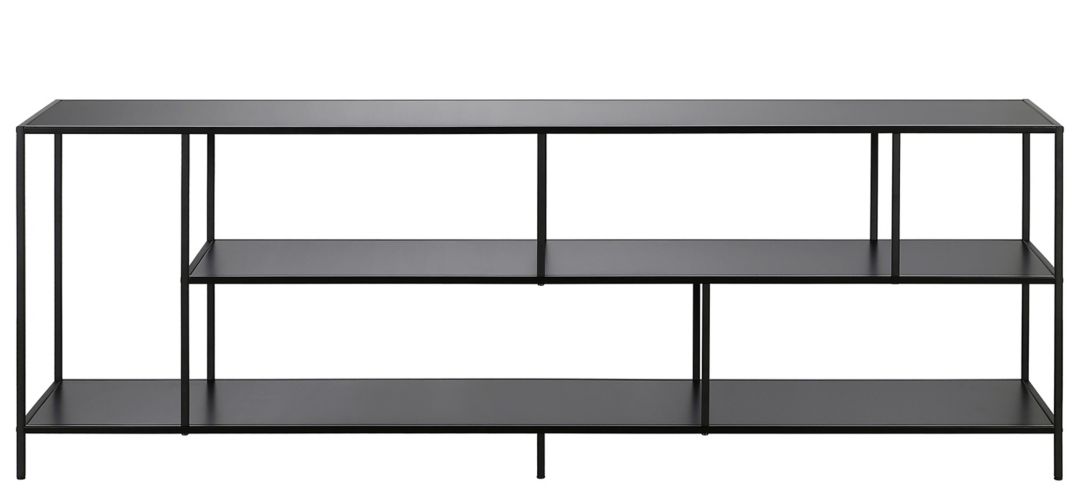 "Zinnia 70"" TV Stand with Metal Shelves"
