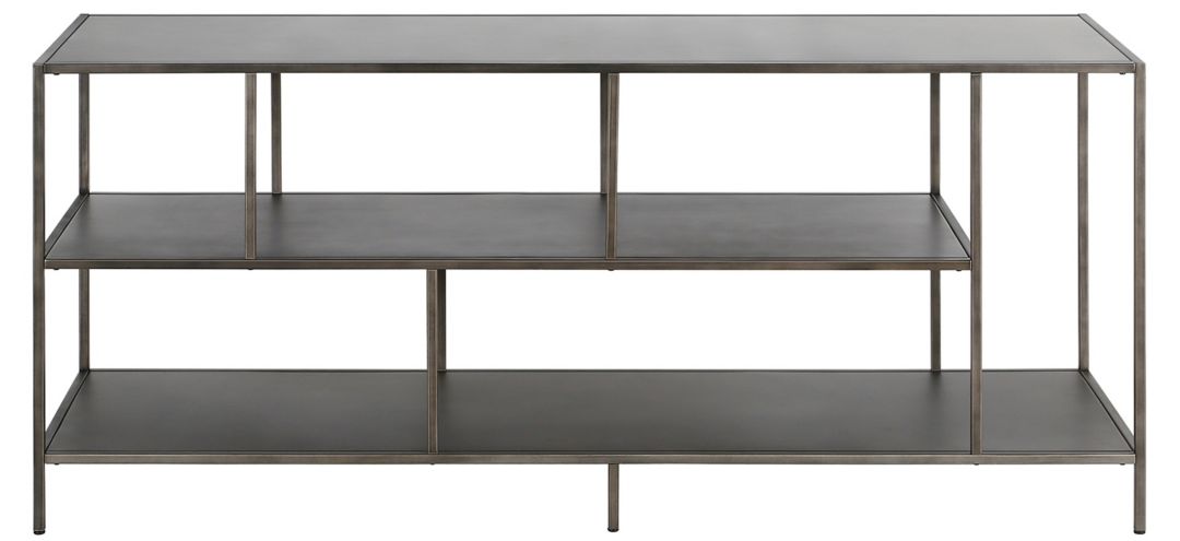 Zinnia TV Stand with Metal Shelves