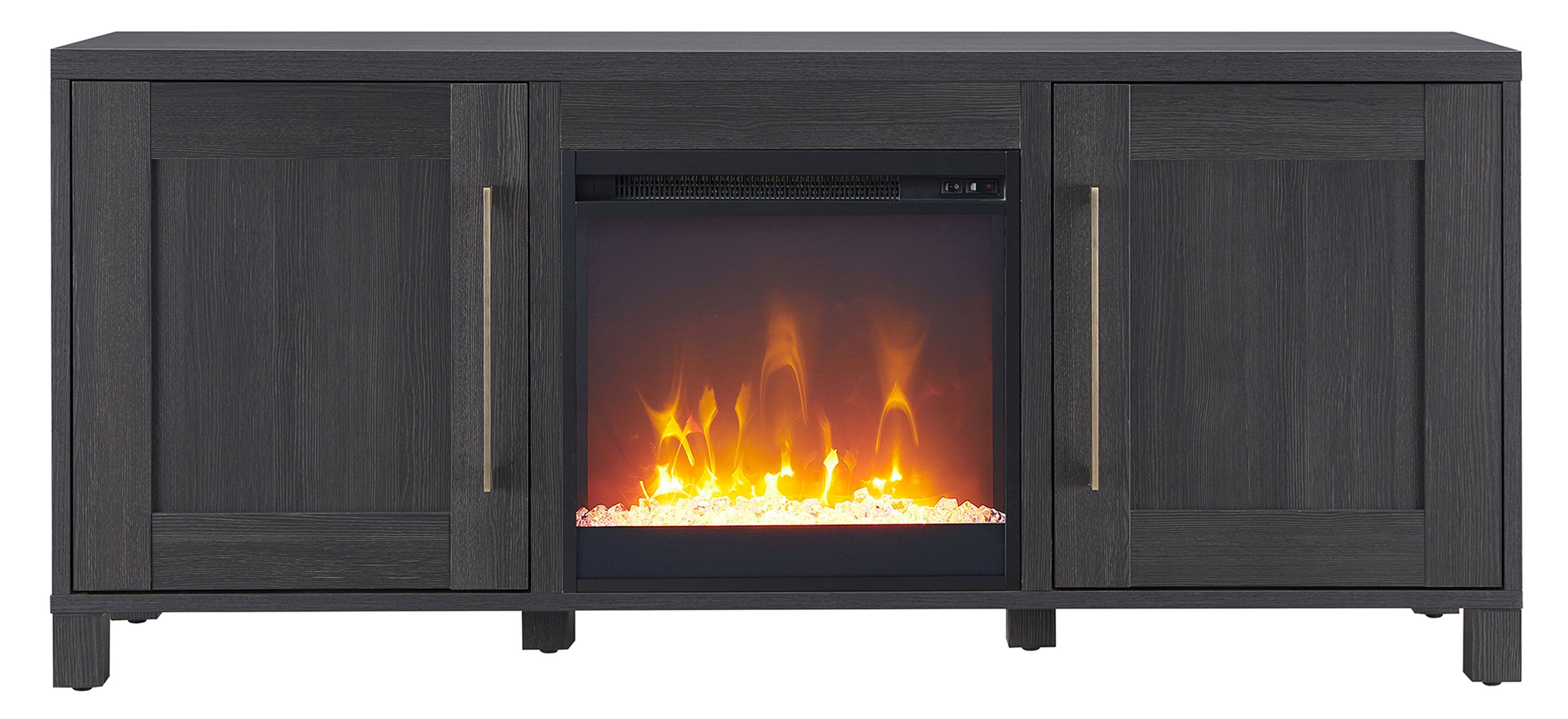 Miller TV Stand with Crystal Fireplace