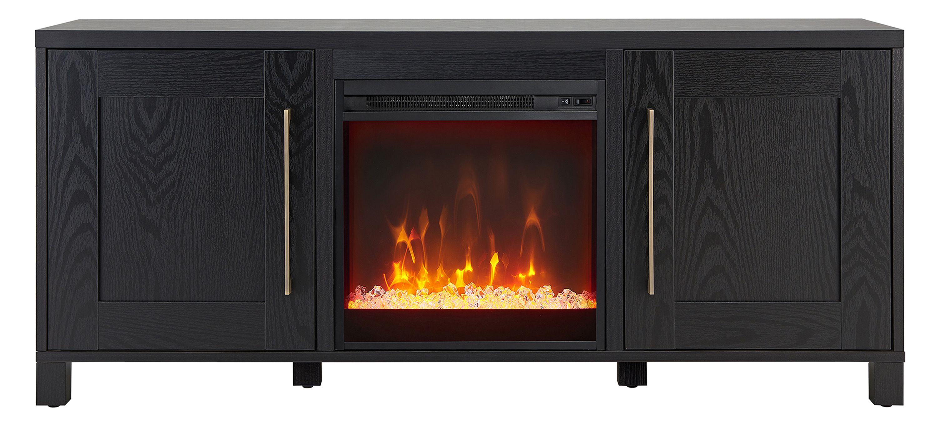 Miller TV Stand with Crystal Fireplace