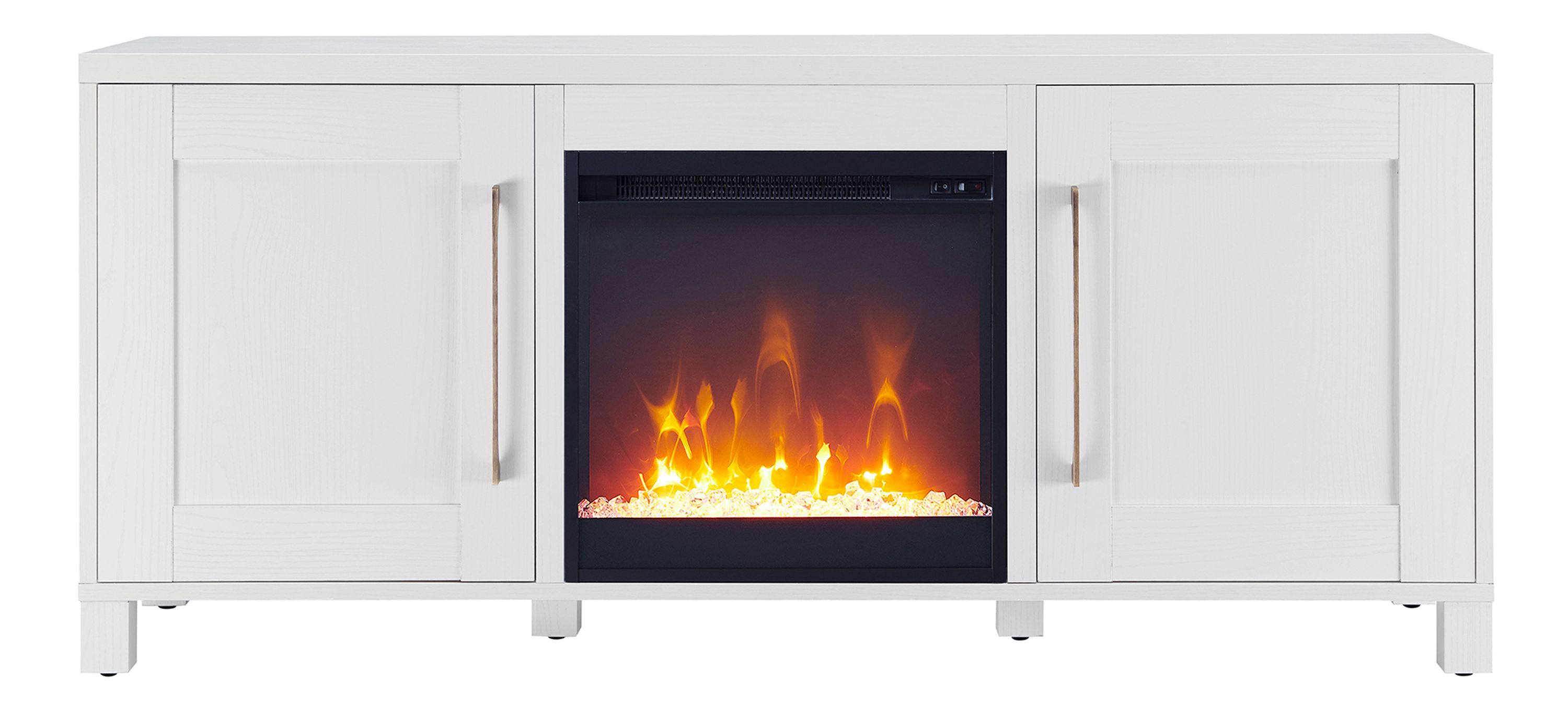 367314260 Miller TV Stand with Crystal Fireplace sku 367314260