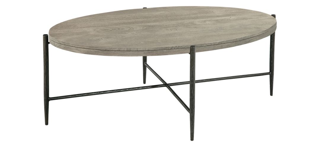 Bedford Gray Oval Coffee Table