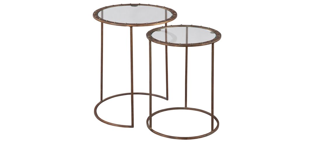 307380880 Special Reserve Rivet Nesting Tables- Set of 2 sku 307380880