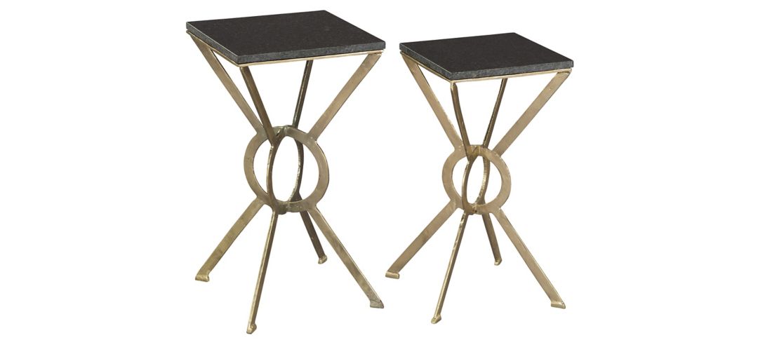 Hekman Accents Marble Accent Tables- Set of 2