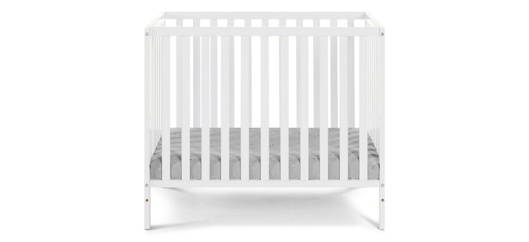 Palmer 3-in-1 Convertible Mini Crib W/ Mattress Pad