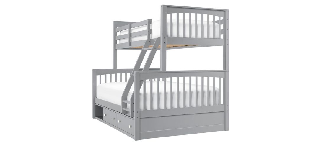Jordan Twin-Over-Full Bunk Bed w/ Storage