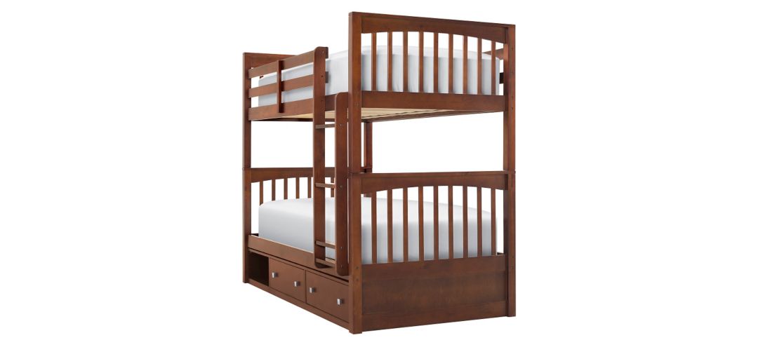 Jordan Twin-Over-Twin Bunk Bed w/ Storage