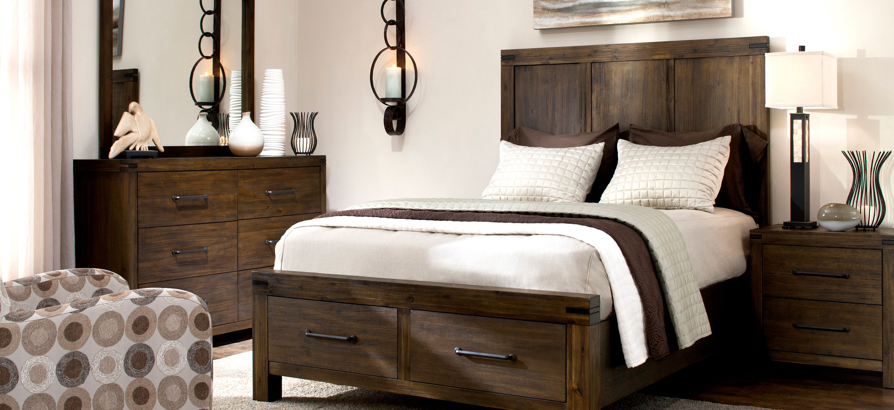 Gannon 4-pc. Bedroom Set w/ Platform Storage Bed