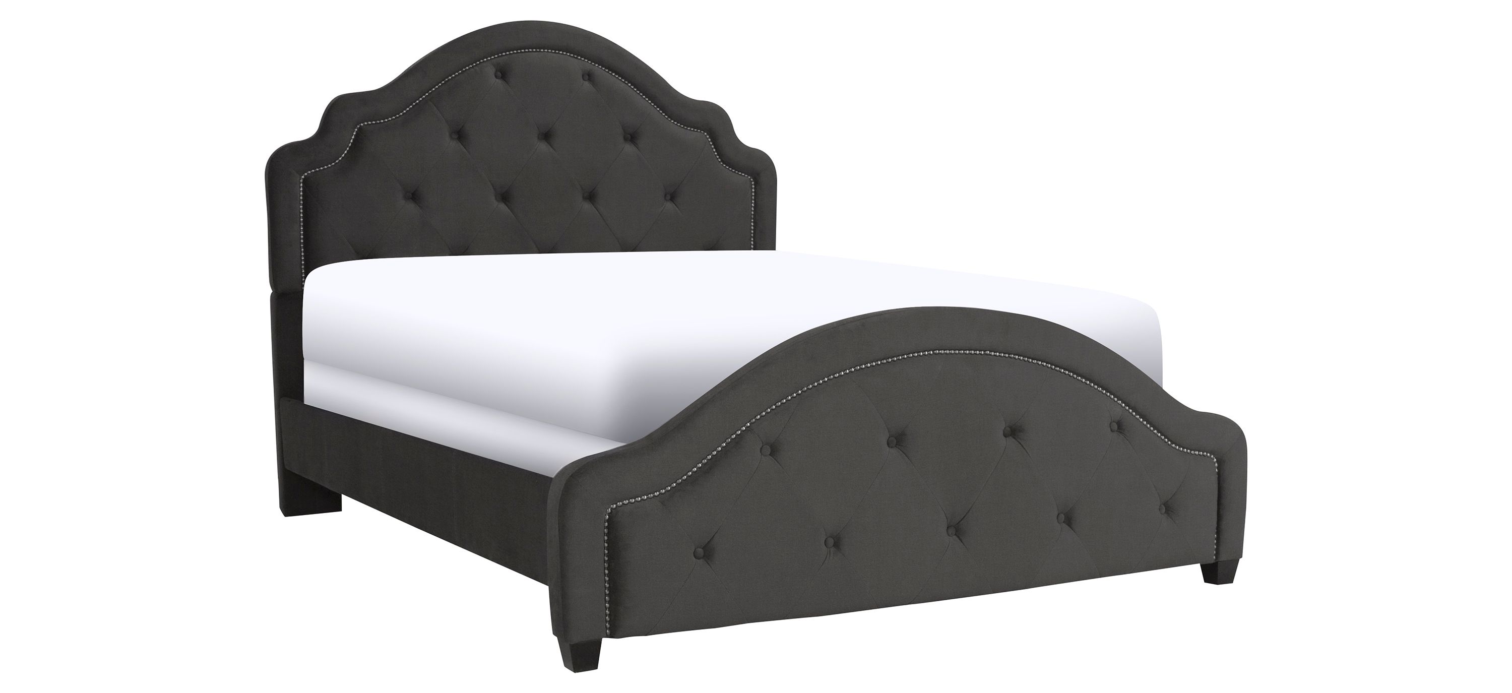Bowman Bed - Charcoal