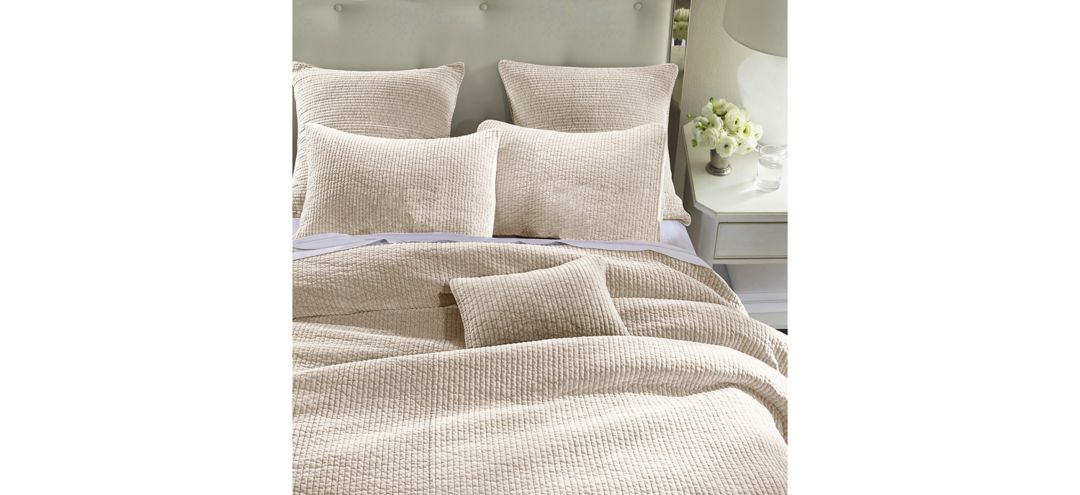 Stonewashed Cotton Velvet 3pc. Quilt Set