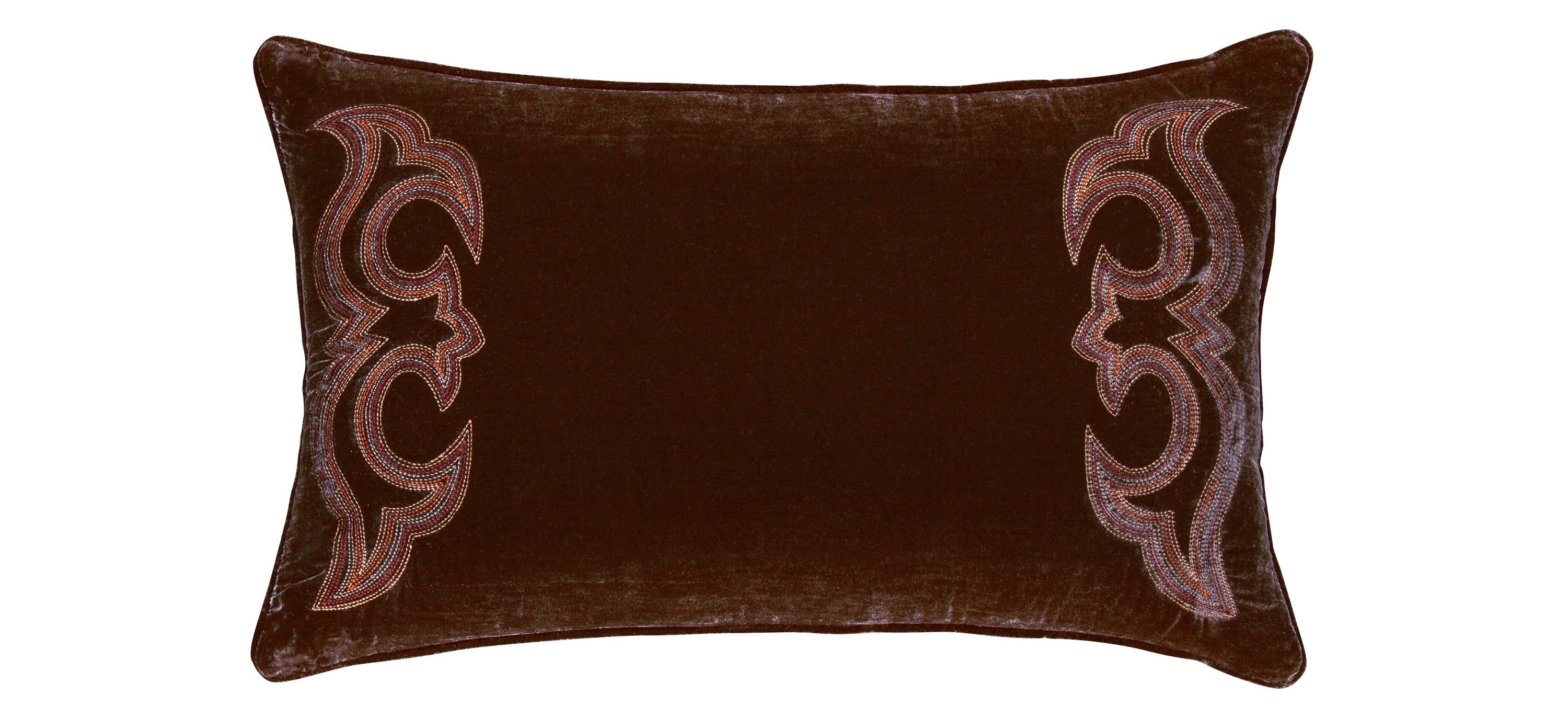 Stella 14 x 24 Faux Silk Velvet Lumbar Pillow