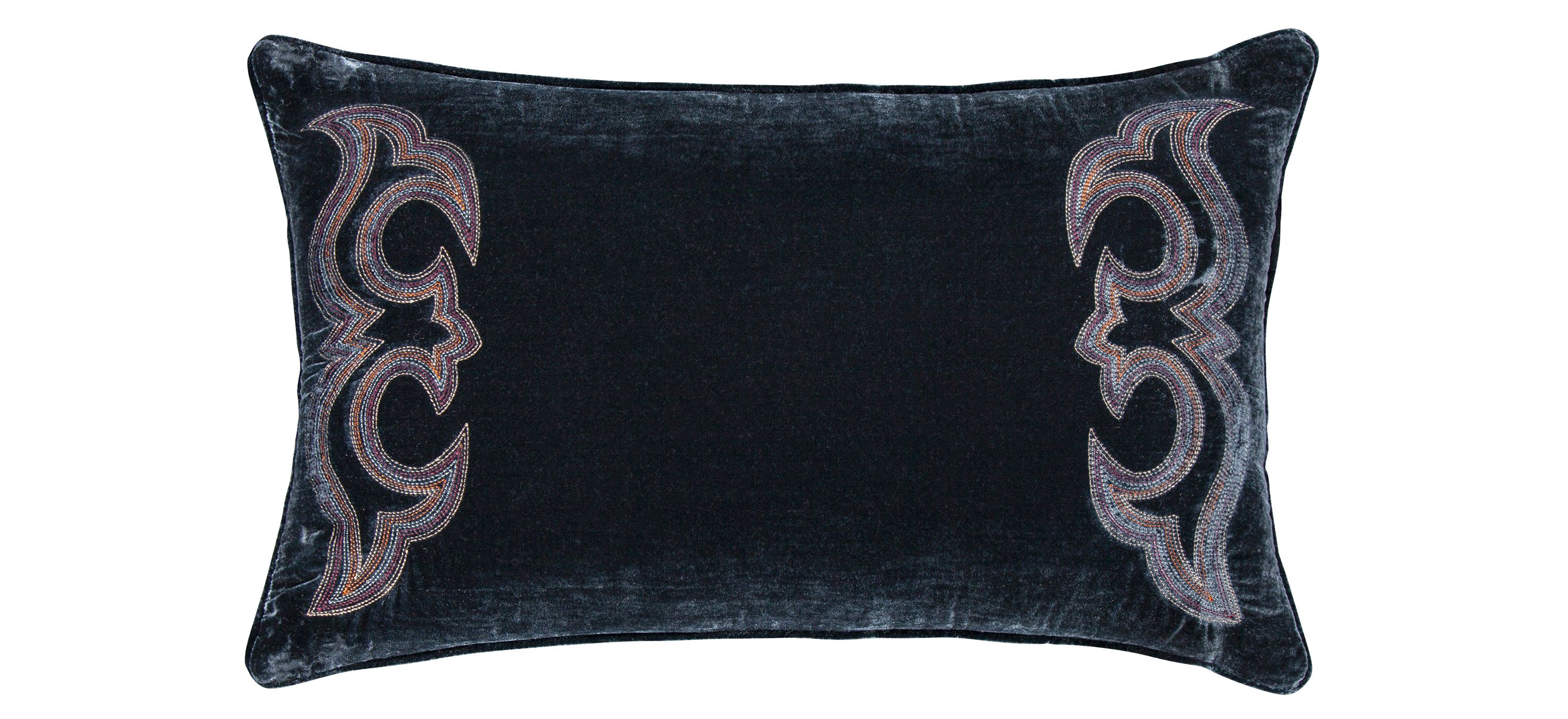 Stella 14 x 24 Faux Silk Velvet Lumbar Pillow