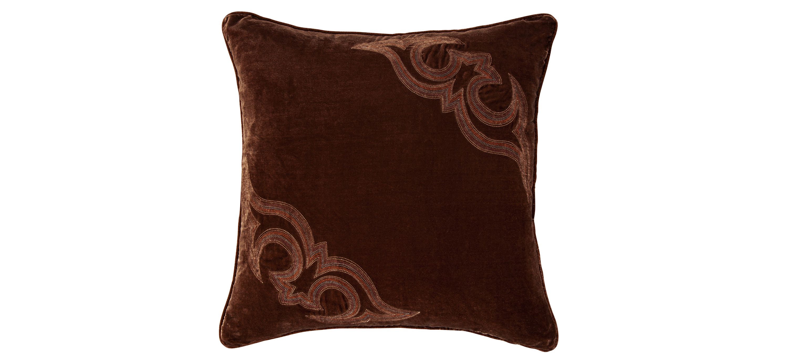 Stella 22 x 22 Faux Silk Velvet Pillow