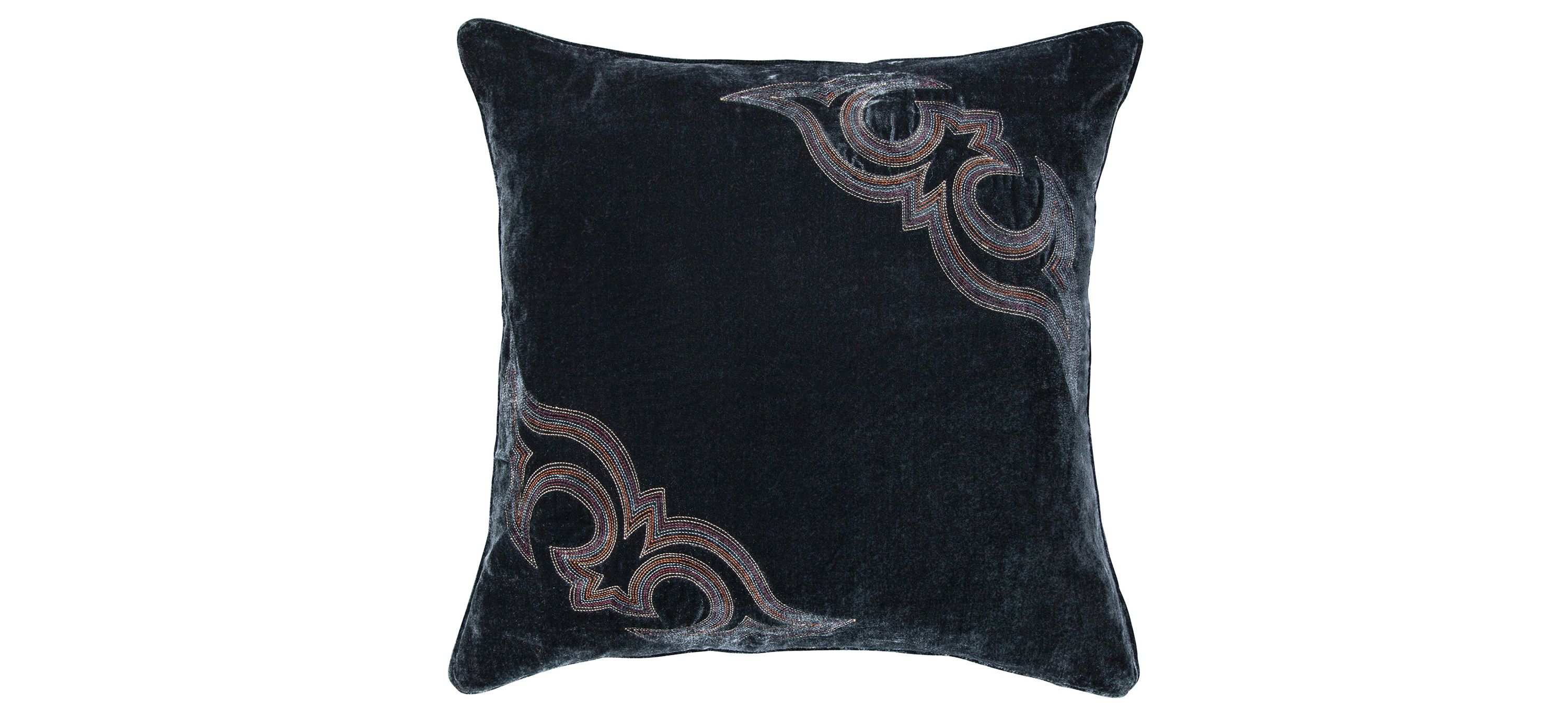 Stella 22 x 22 Faux Silk Velvet Pillow