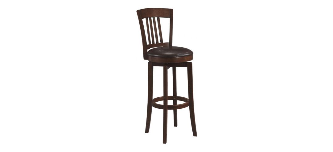 Canton Leather Swivel Counter Stool