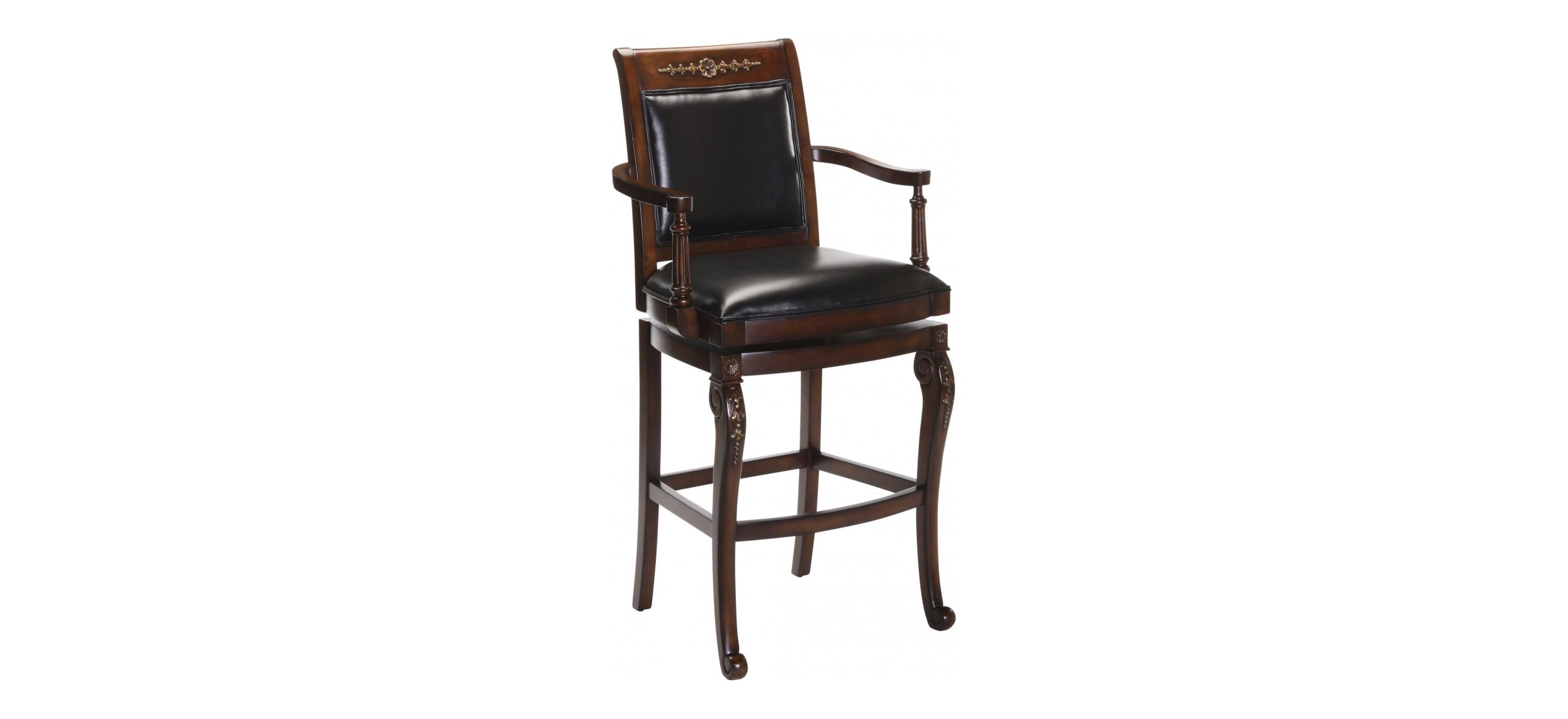 Douglas Leather Swivel Counter Stool