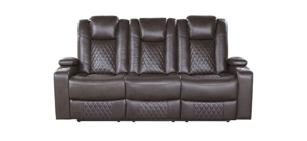 Orina Power Double Reclining Sofa with Power Headrests
