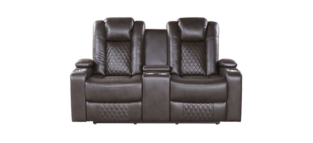 Orina Power Double Reclining Loveseat with Power Headrests