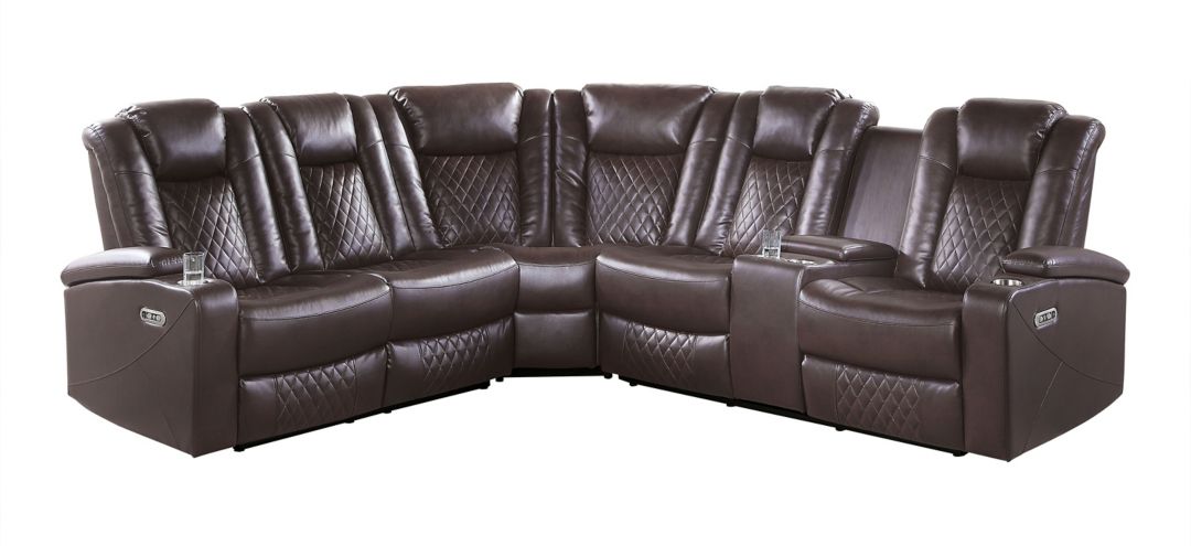 Orina 3-pc. Reclining Sectional with Power headrests