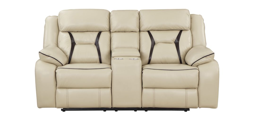 Austin Power Double Reclining Love Seat with Center Console