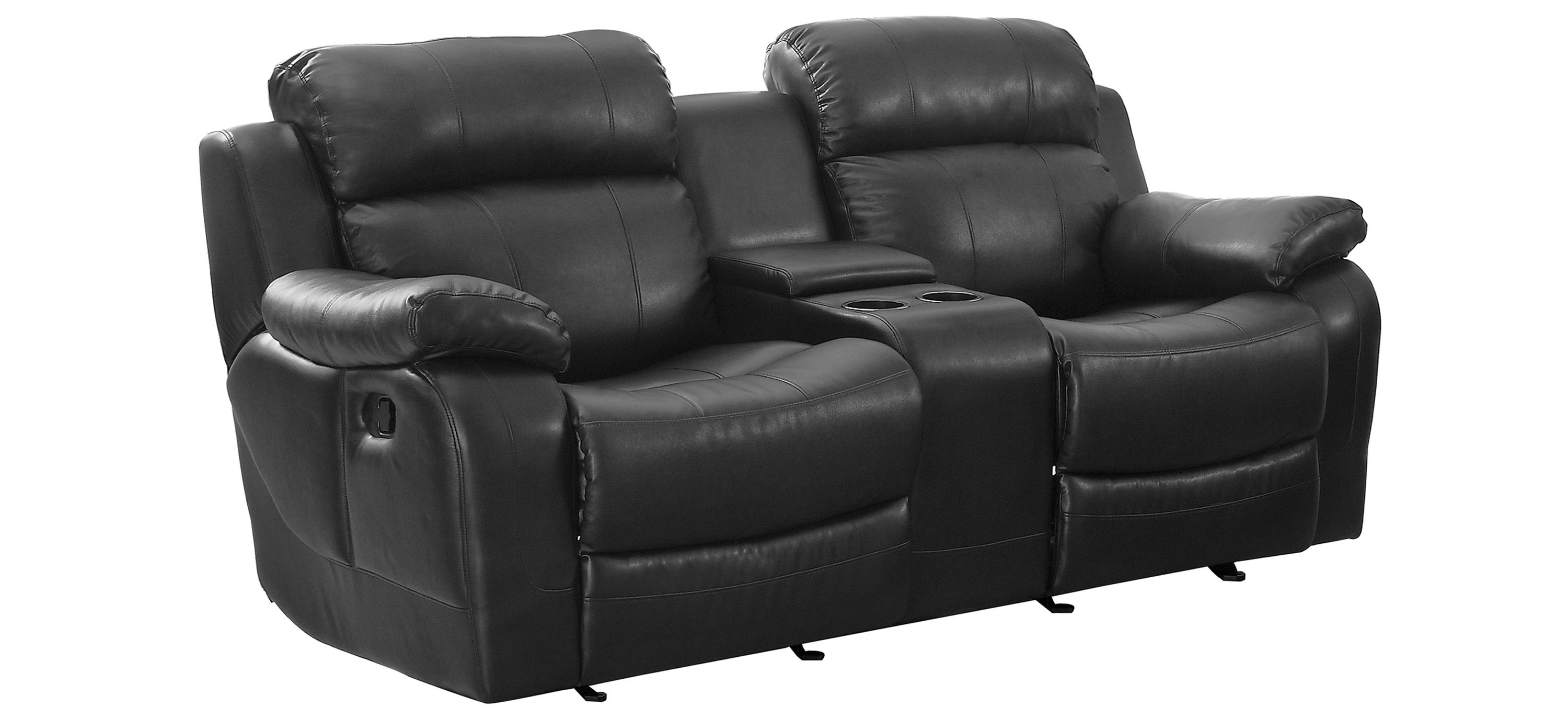 Dwyer Double Glider Reclining Love Seat with Center Console