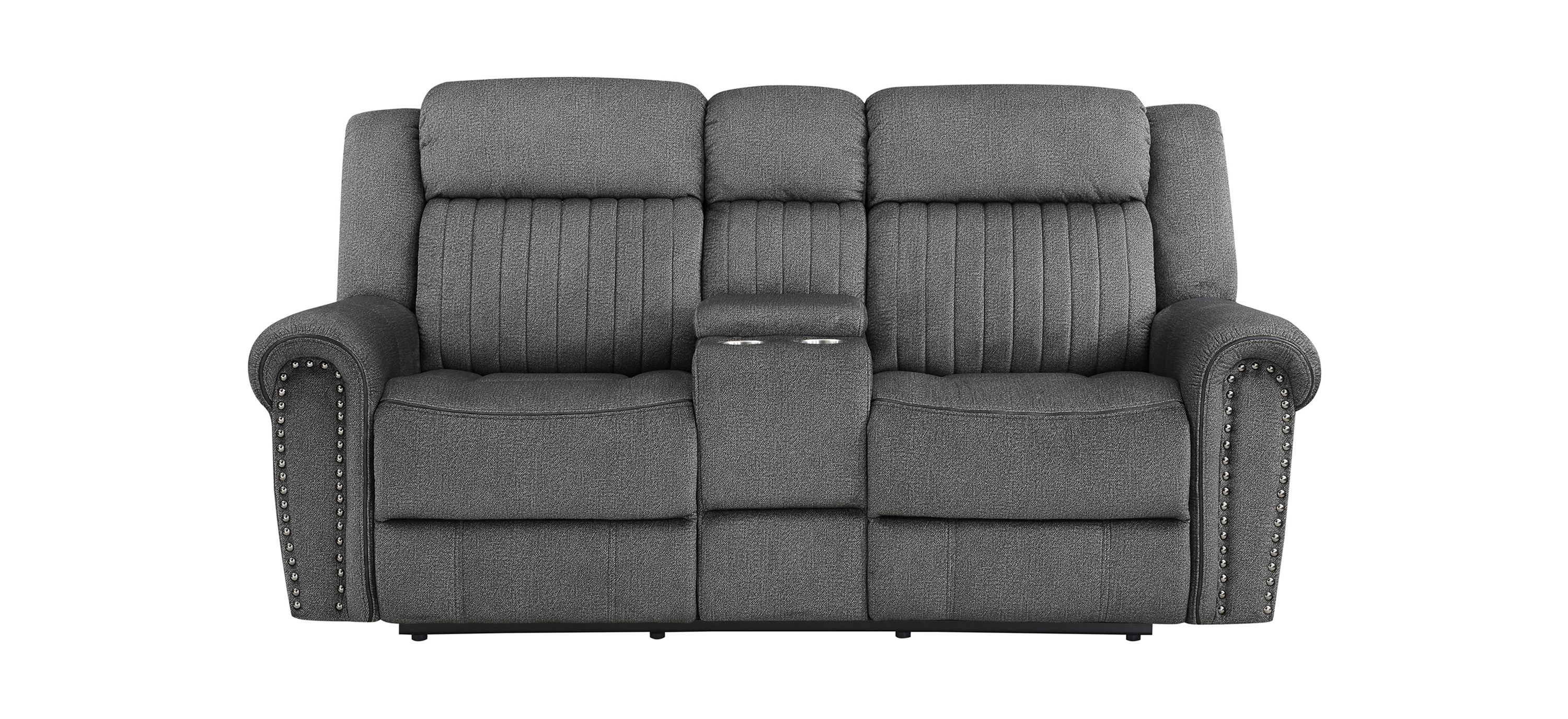 Lanning Power Double Reclining Loveseat with Center Console