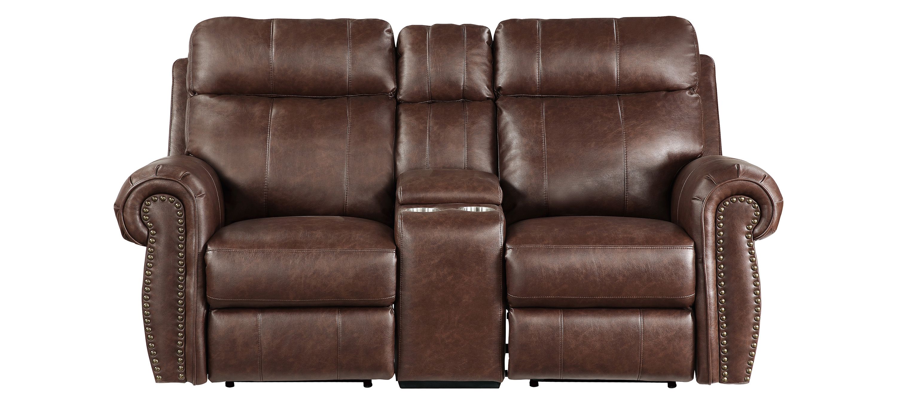 Anaheim Power Double Reclining Loveseat with Center Console