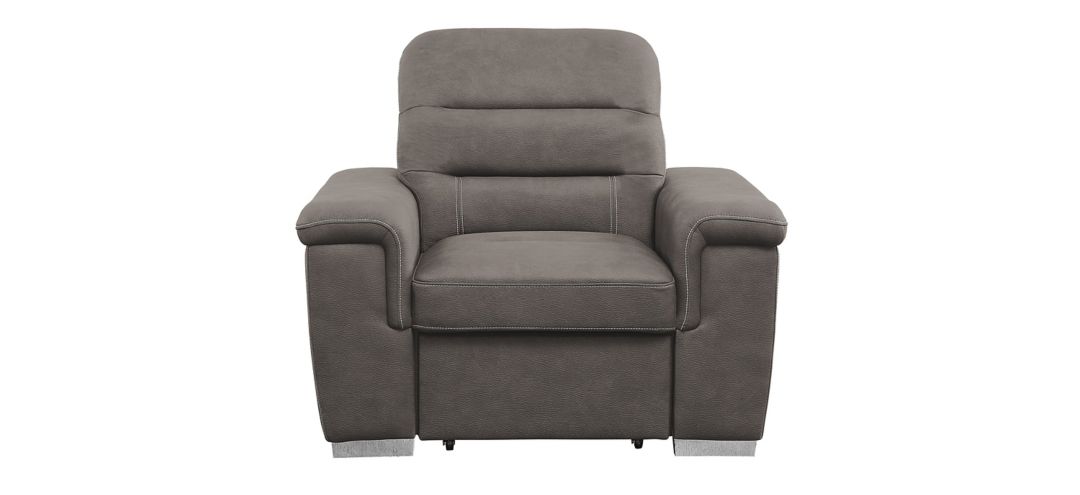 258273580 Brooks Accent Chair W/Pull-Out Ottoman sku 258273580