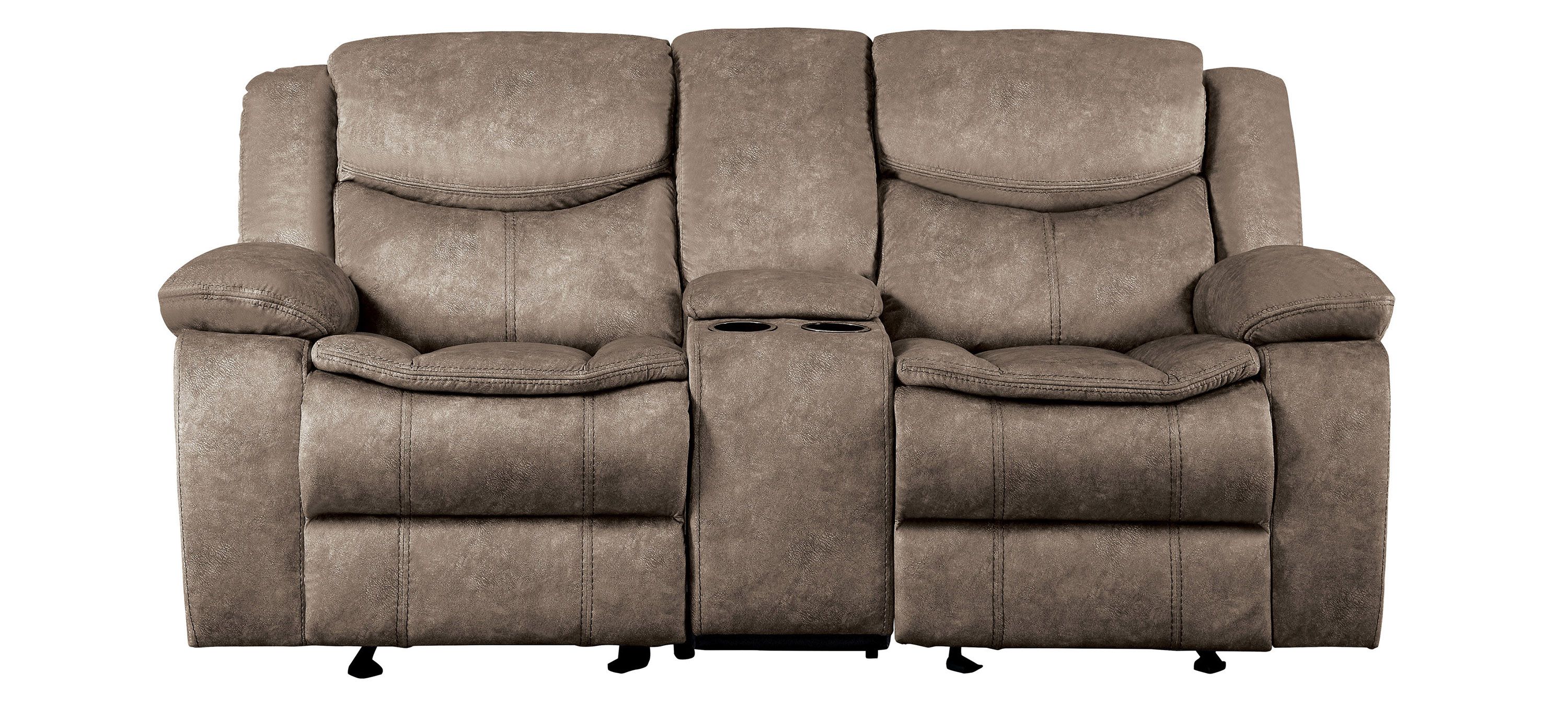 Arden Reclining Console Loveseat