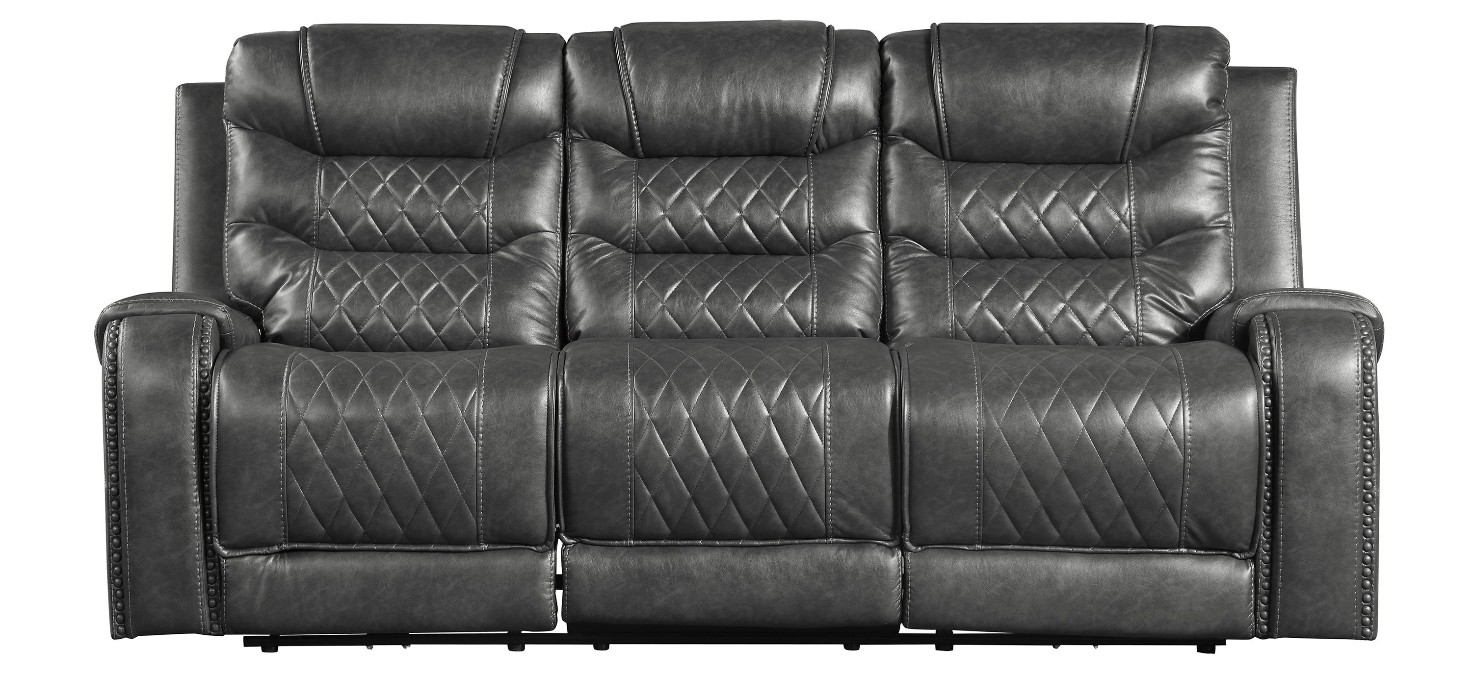 Greenway Double Reclining Sofa w/ Cup Holders and USB Port