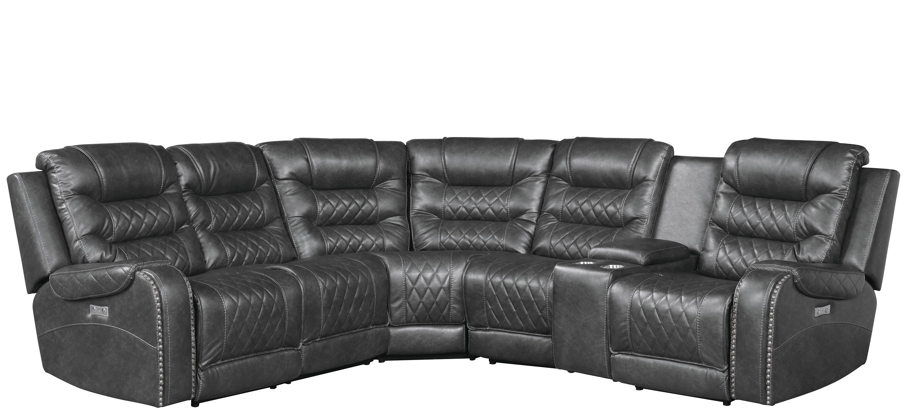 6-pc Modular Power Reclining Sectional Sofa