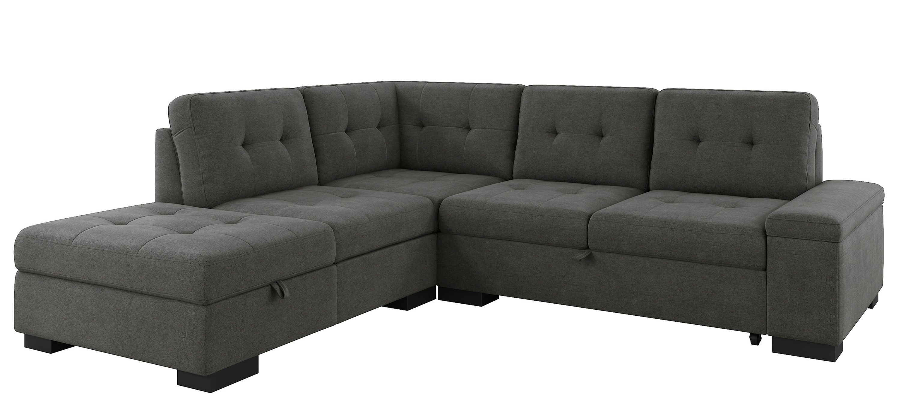 Antonio 2-pc. Left Hand Facing Sectional Sleeper Sofa with Chaise