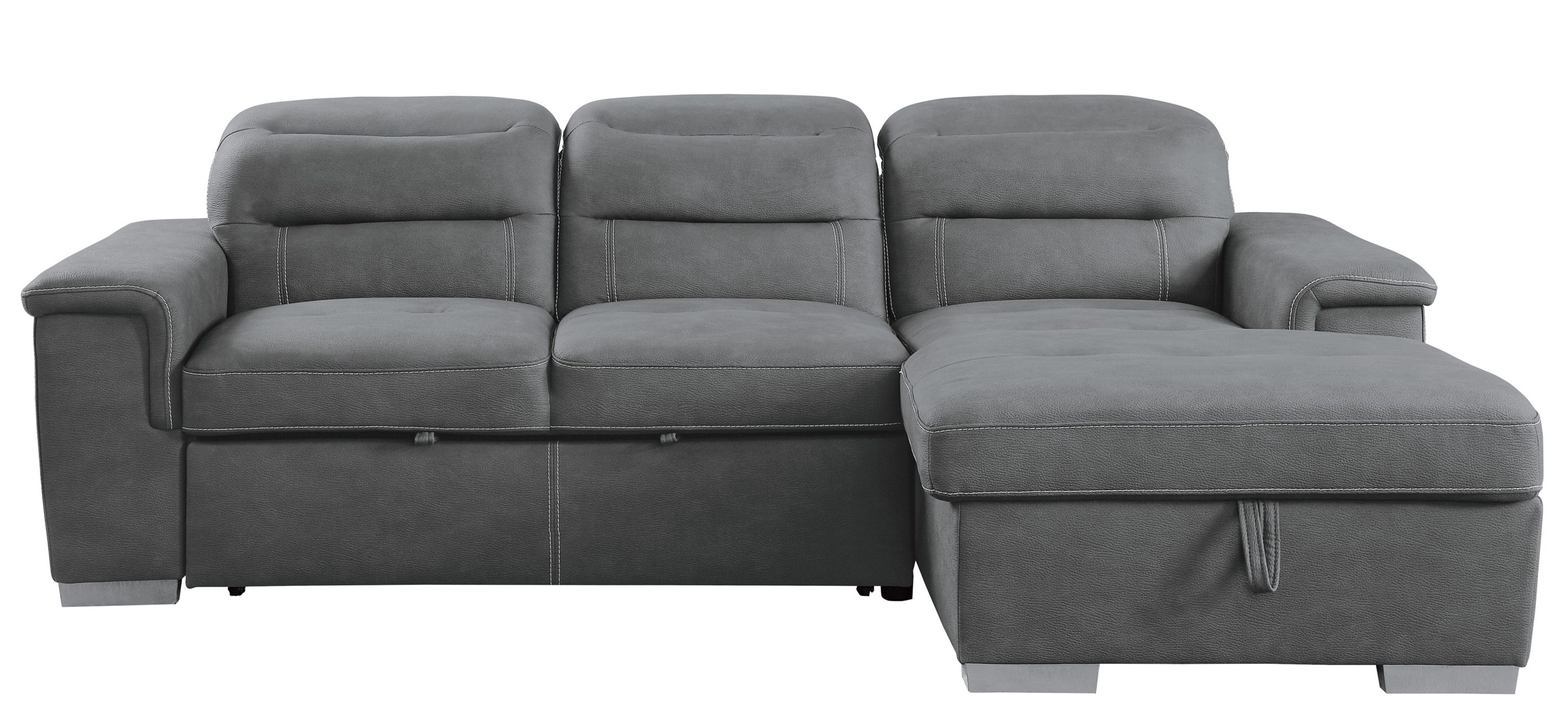 Woodland 2-pc. Sectional Sleeper Sofa w/ Storage