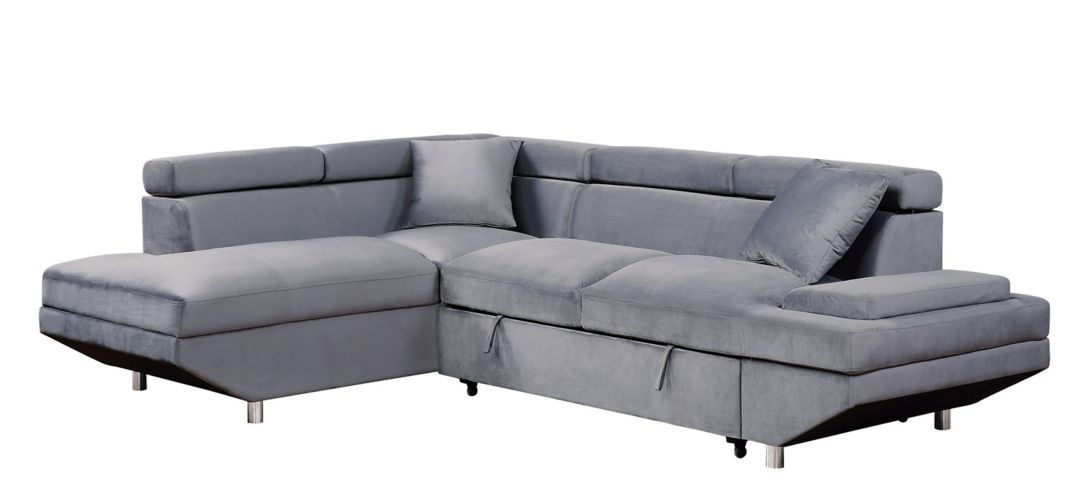 Monty 2-pc. Convertible Sectional Sleeper Sofa w/ Chaise